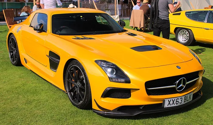 Mercedes-Benz SLS AMG Black Series front three-quarter