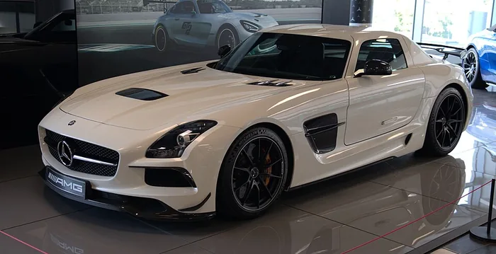 Mercedes-Benz SLS AMG Black Series white exterior
