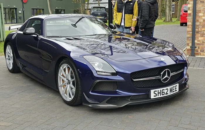 Mercedes-Benz SLS AMG Black Series rear three-quarter